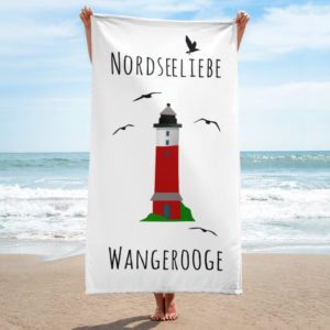 “Nordseeliebe Wangerooge” Strandtuch groß