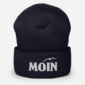 Kuschelige „MOIN mit Möwe“ Mütze