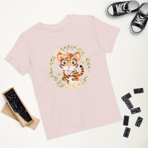 Bio-Baumwoll-T-Shirt „Cute little tiger“