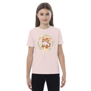 Bio-Baumwoll-T-Shirt „Cute little tiger“