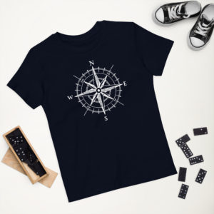 Bio-Baumwoll-T-Shirt für Kinder „Kompass“