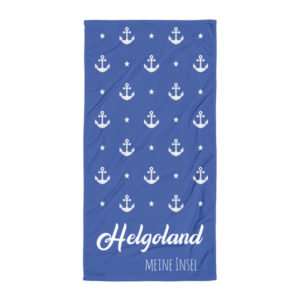 Großes “Helgoland – meine Insel” Anker Strandtuch