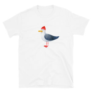 Cooles “Möwe” Unisex T-Shirt