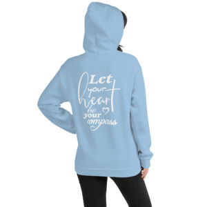 Kuscheliger „Let your heart be your compass“ Hoodie