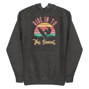 Super bequemer „Ride in to the sunset“ Hoodie