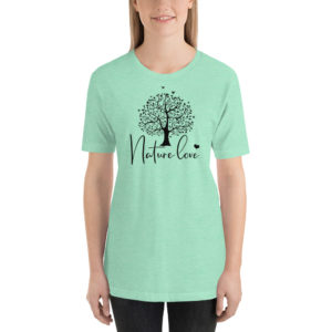 Weiches, bequemes „Nature love“ T-Shirt