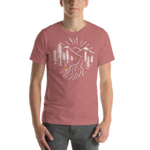 Bequemes „Camp fire“ T-Shirt