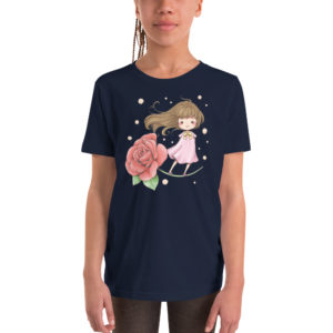 Zauberhaftes „Rose magic“ T-Shirt für Kinder
