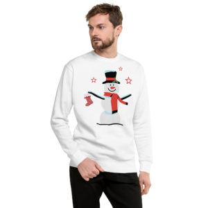 Unisex-Premium-Pullover „Happy snowman“