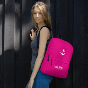 Cooler Rucksack “Moin.” pink