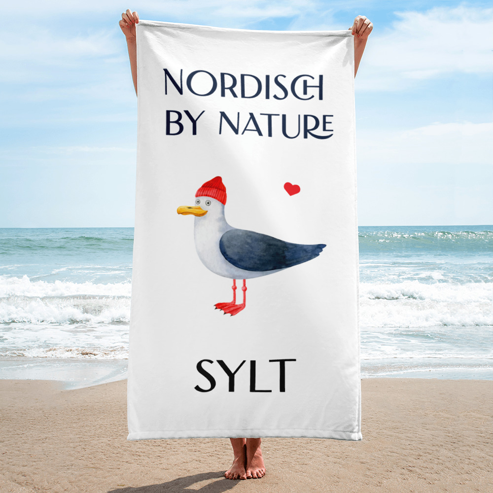 Großes “Nordisch by nature – Sylt” Strandtuch