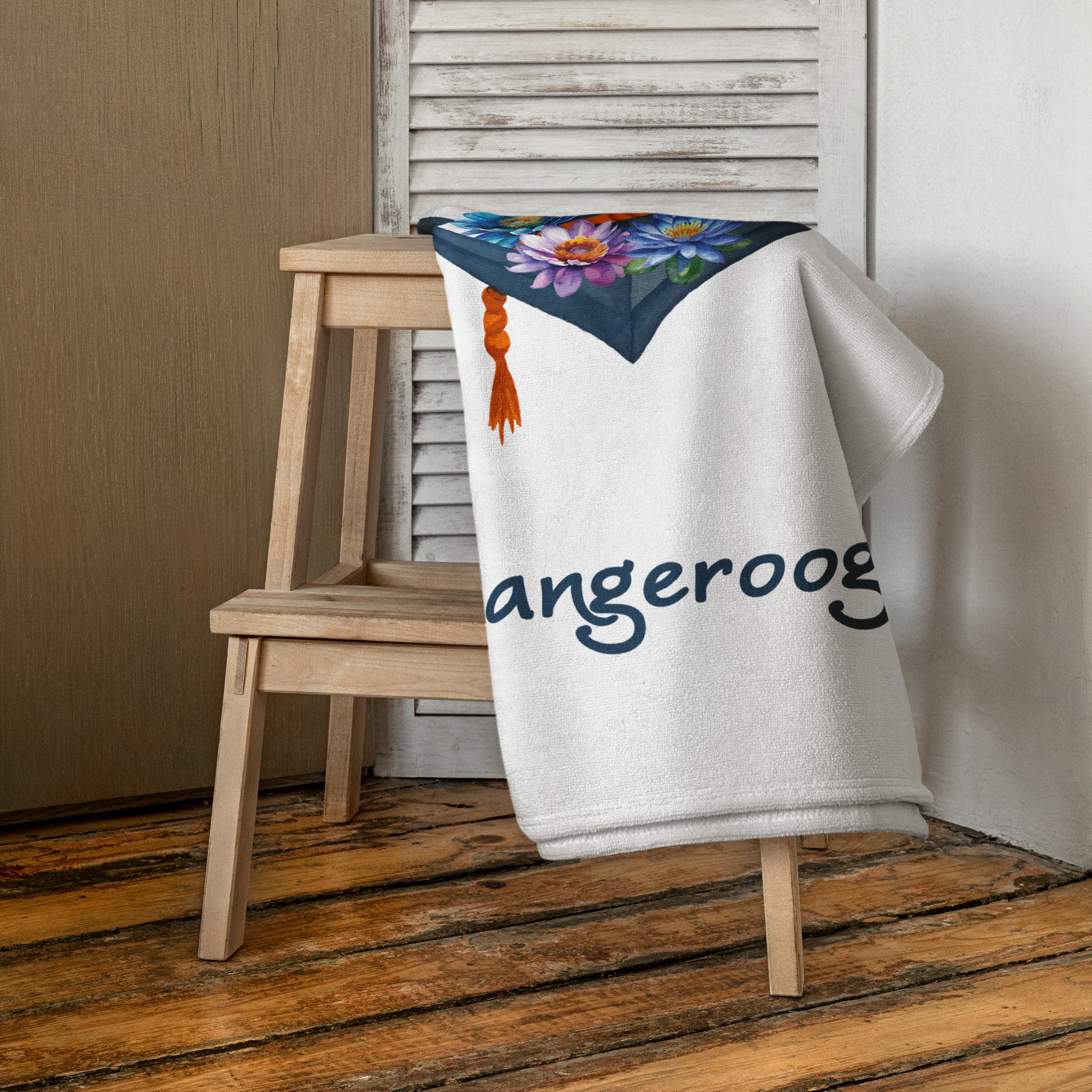 Strandlaken “Blumenanker Wangerooge” groß